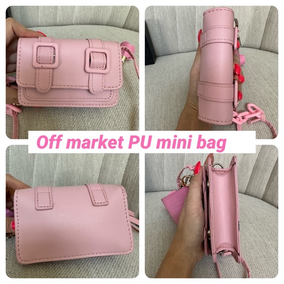 PRADA Pink Logo Nylon 6-Key Wallet Mini Bag w/ auth card - Picture 8 of 15